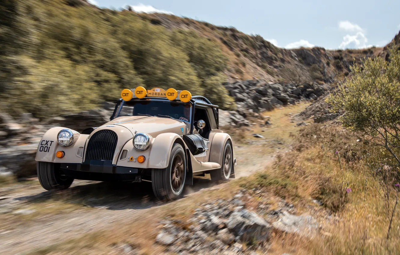 Photo wallpaper Morgan, drive, Plus Four, Morgan Plus Four CX-T