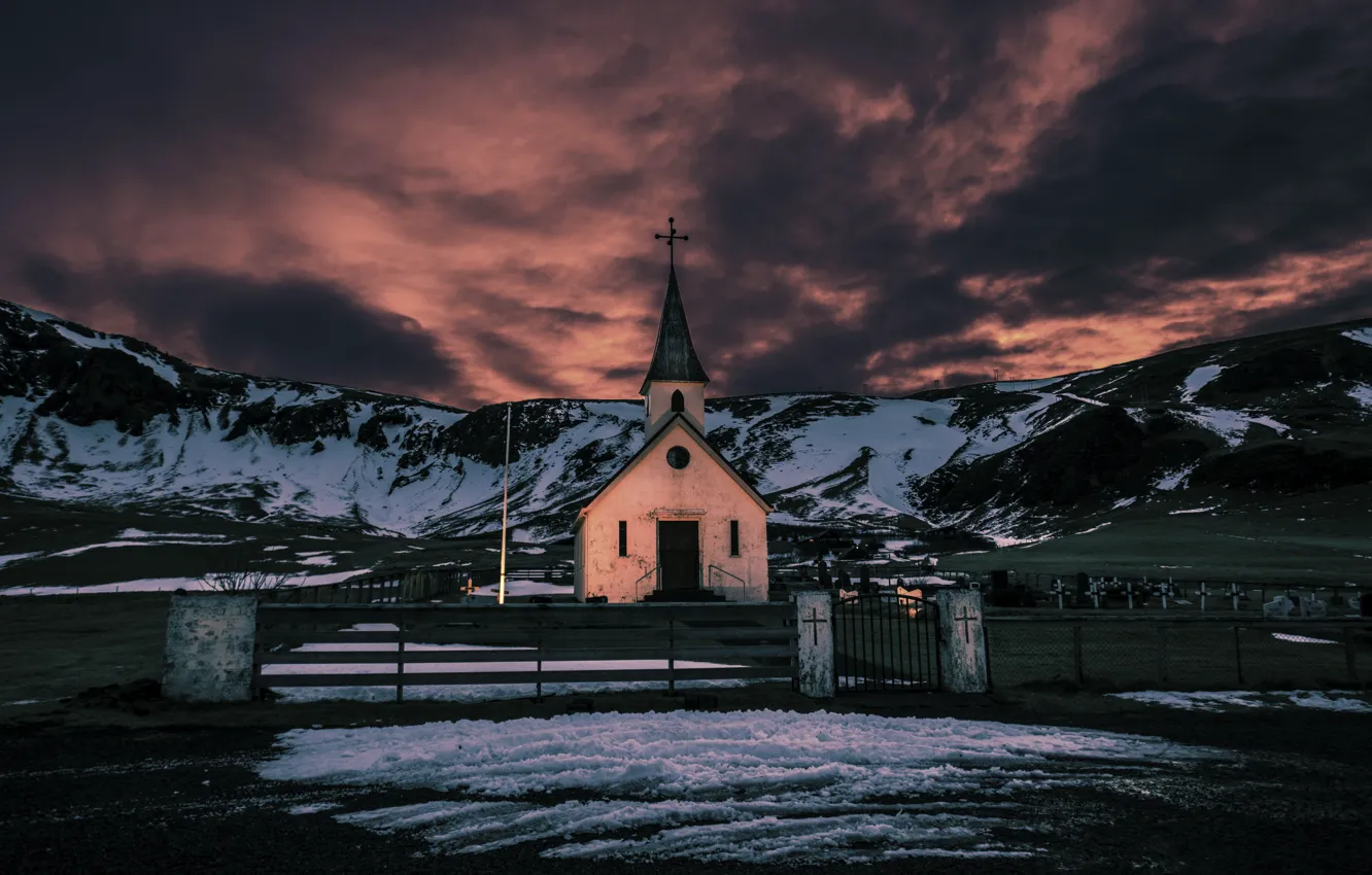 Photo wallpaper South, Iceland, Mýrdalshreppur