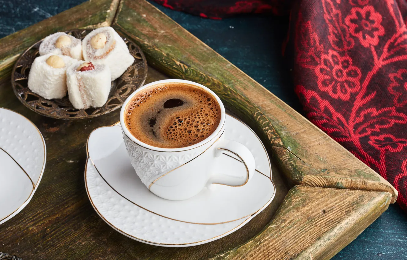 Photo wallpaper guest, Turkish Coffee, Turkish delight