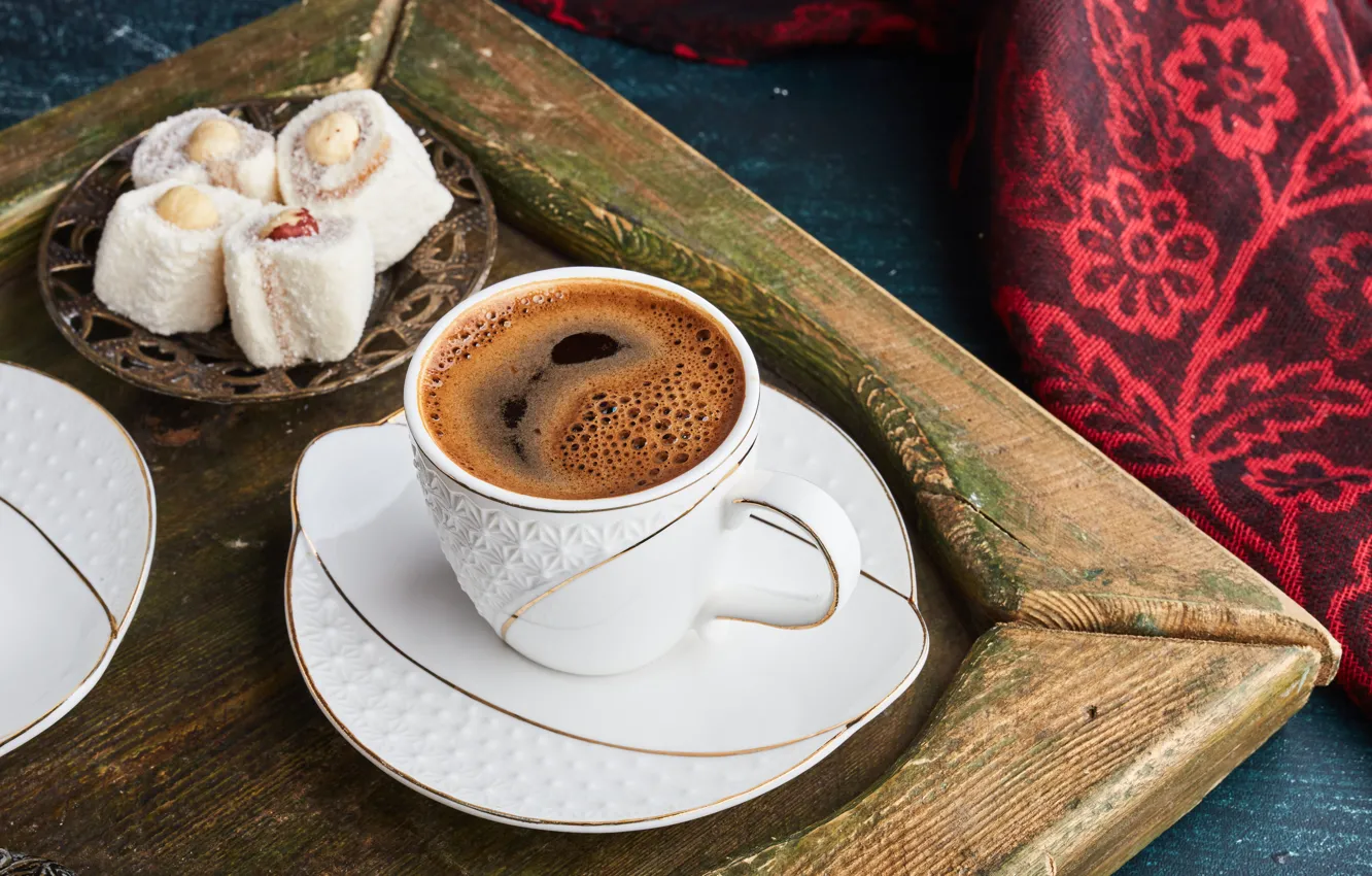 Photo wallpaper Guest, Turkish Coffee, Turkish delight
