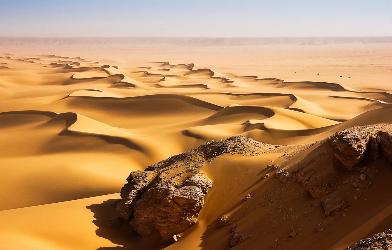 Photo wallpaper sand, landscape, desert