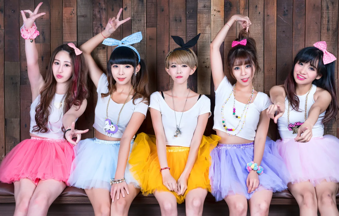 Photo wallpaper look, style, model, Asian