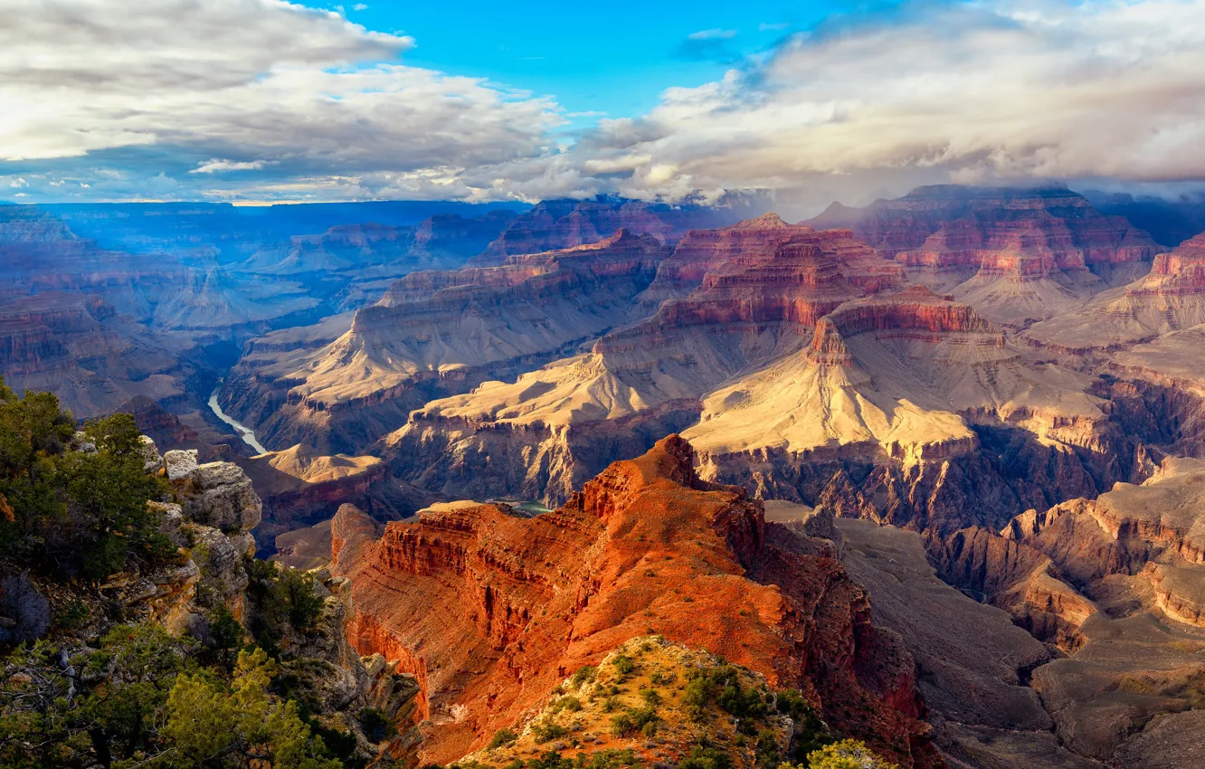 Photo wallpaper mountains, rocks, USA, canyons, The Grand Canyon