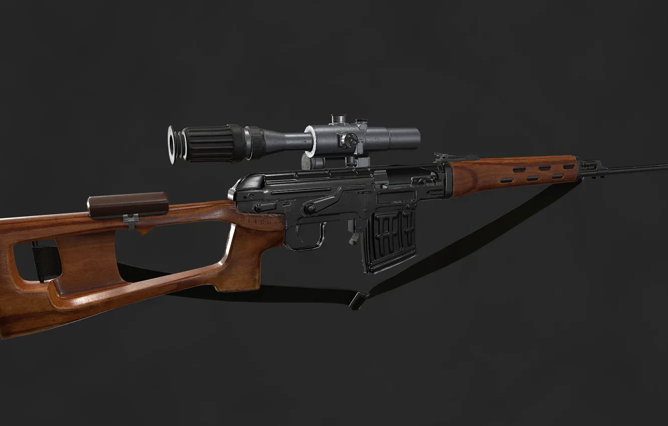 Photo wallpaper classic, SVD, Dragunov Sniper Rifle
