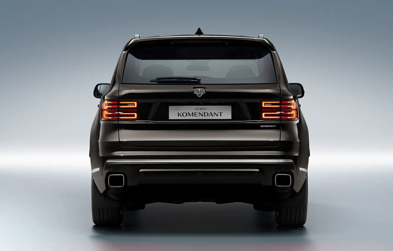 Photo wallpaper SUV, rear view, EMP-4124, Aurus Komendant
