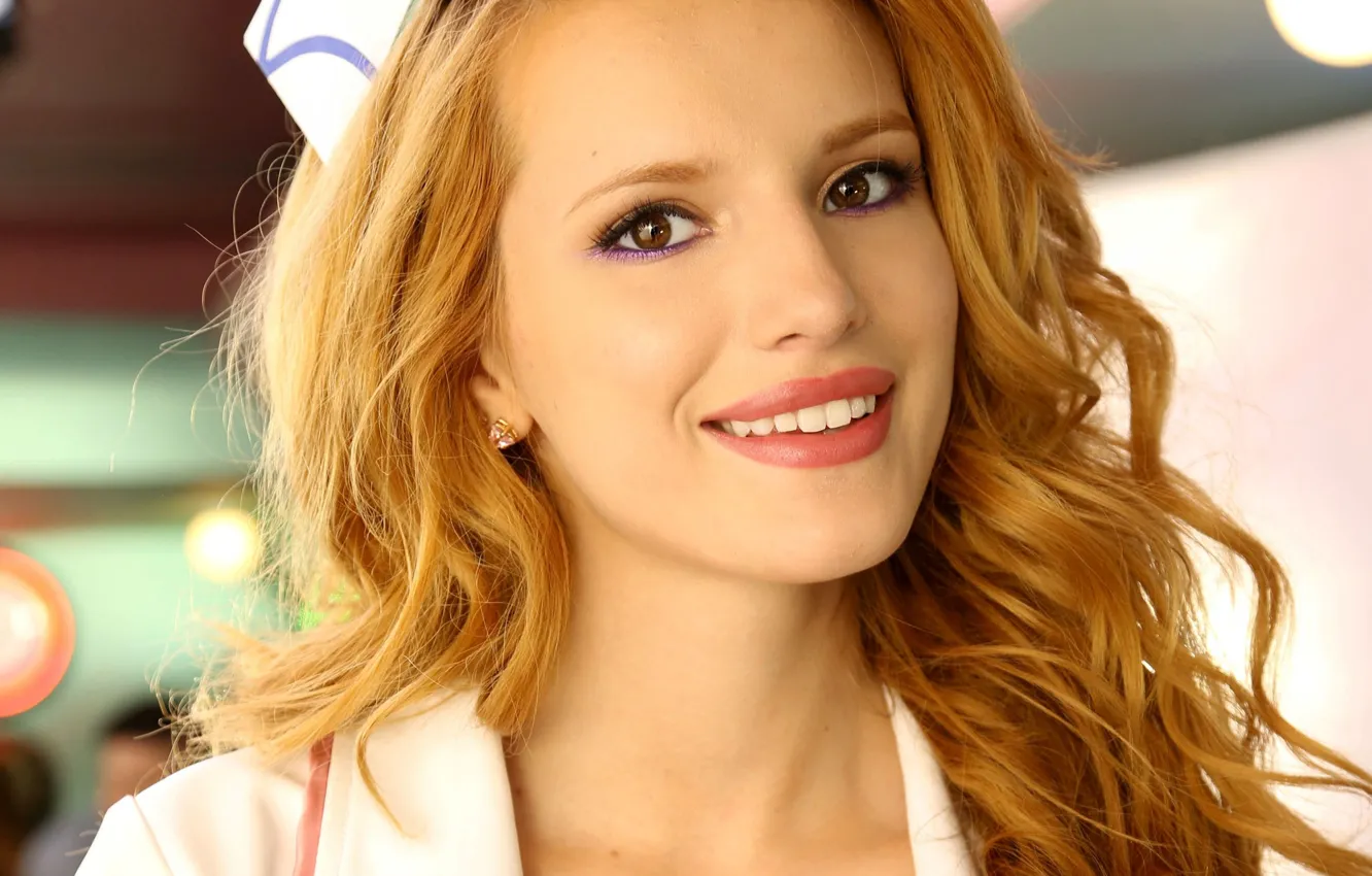 Photo wallpaper girl, actress, red, Bella Thorne, Bella Thorne