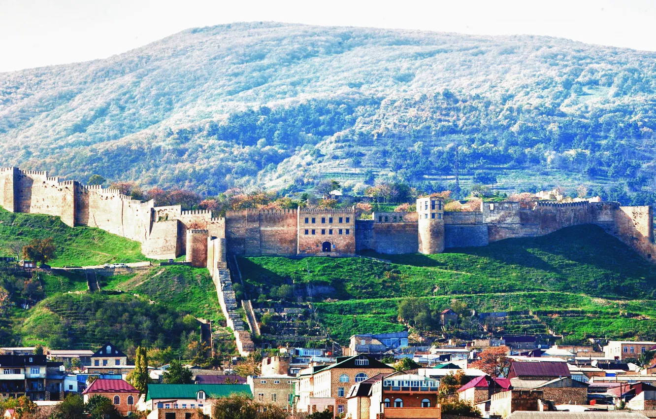 Photo wallpaper the city, fortress, Dagestan, the ancient city, Naryn-Kala, Derbent, 5000 years