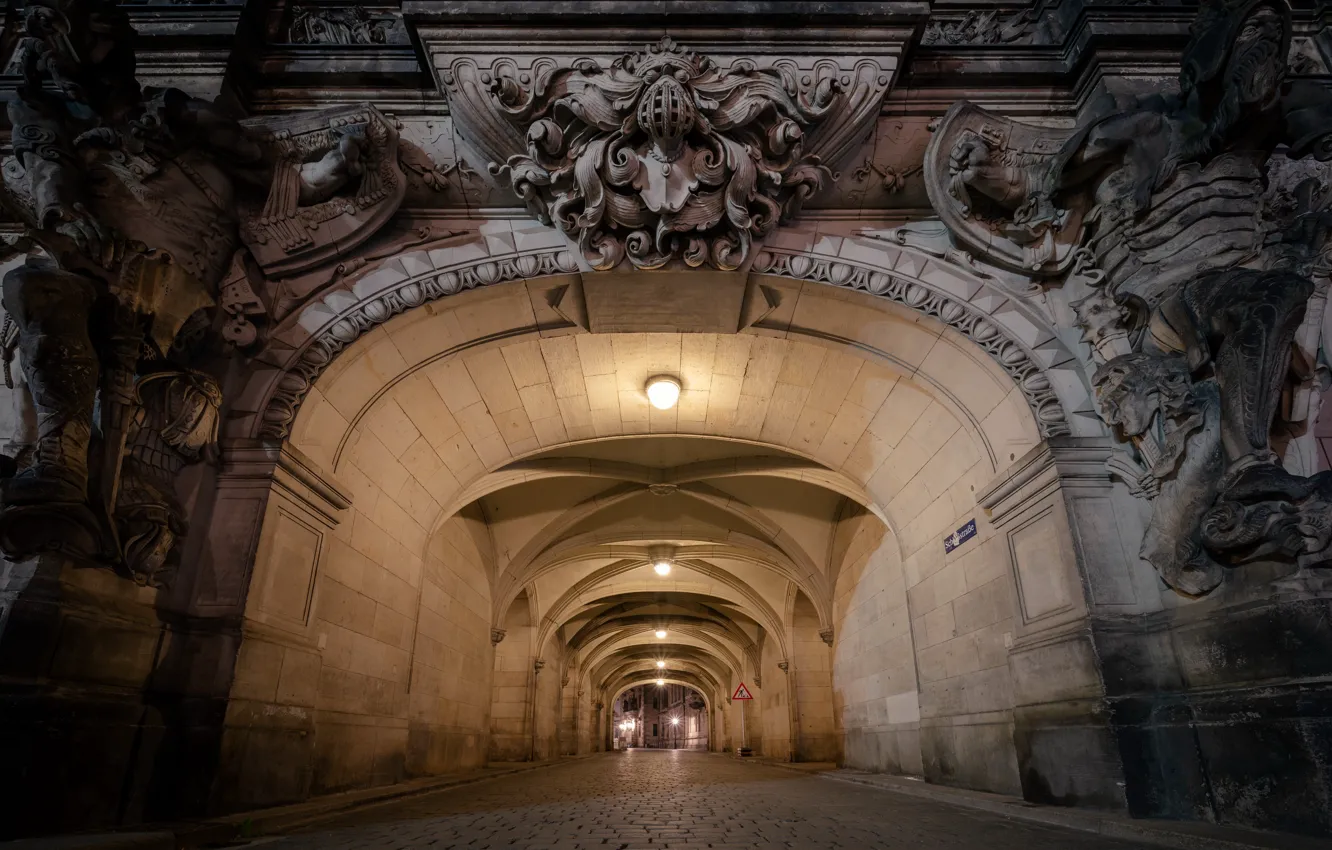 Photo wallpaper Germany, Dresden, Saxony, Schloßstraße