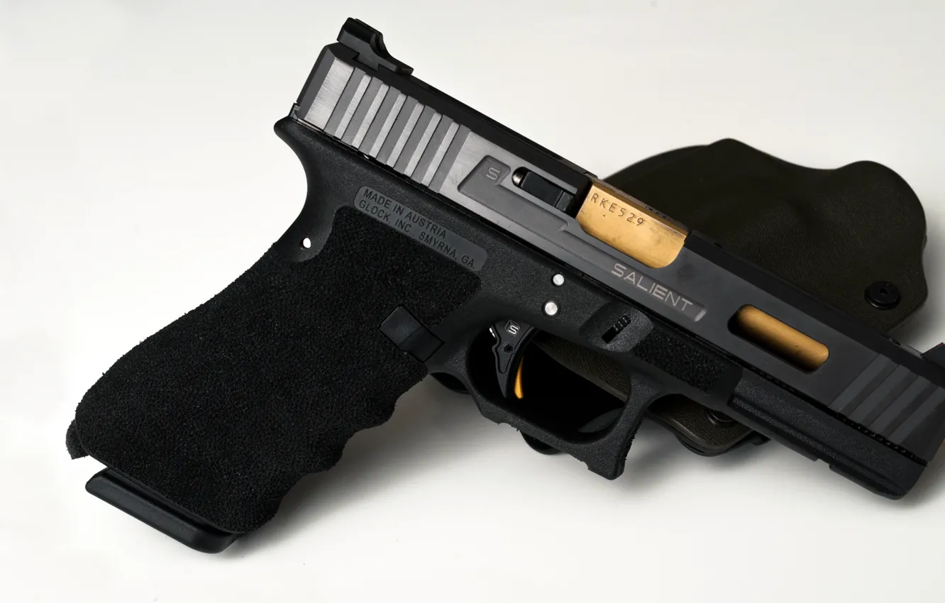 Photo wallpaper gun, tuning, holster, Glock 41, Salient Arms International