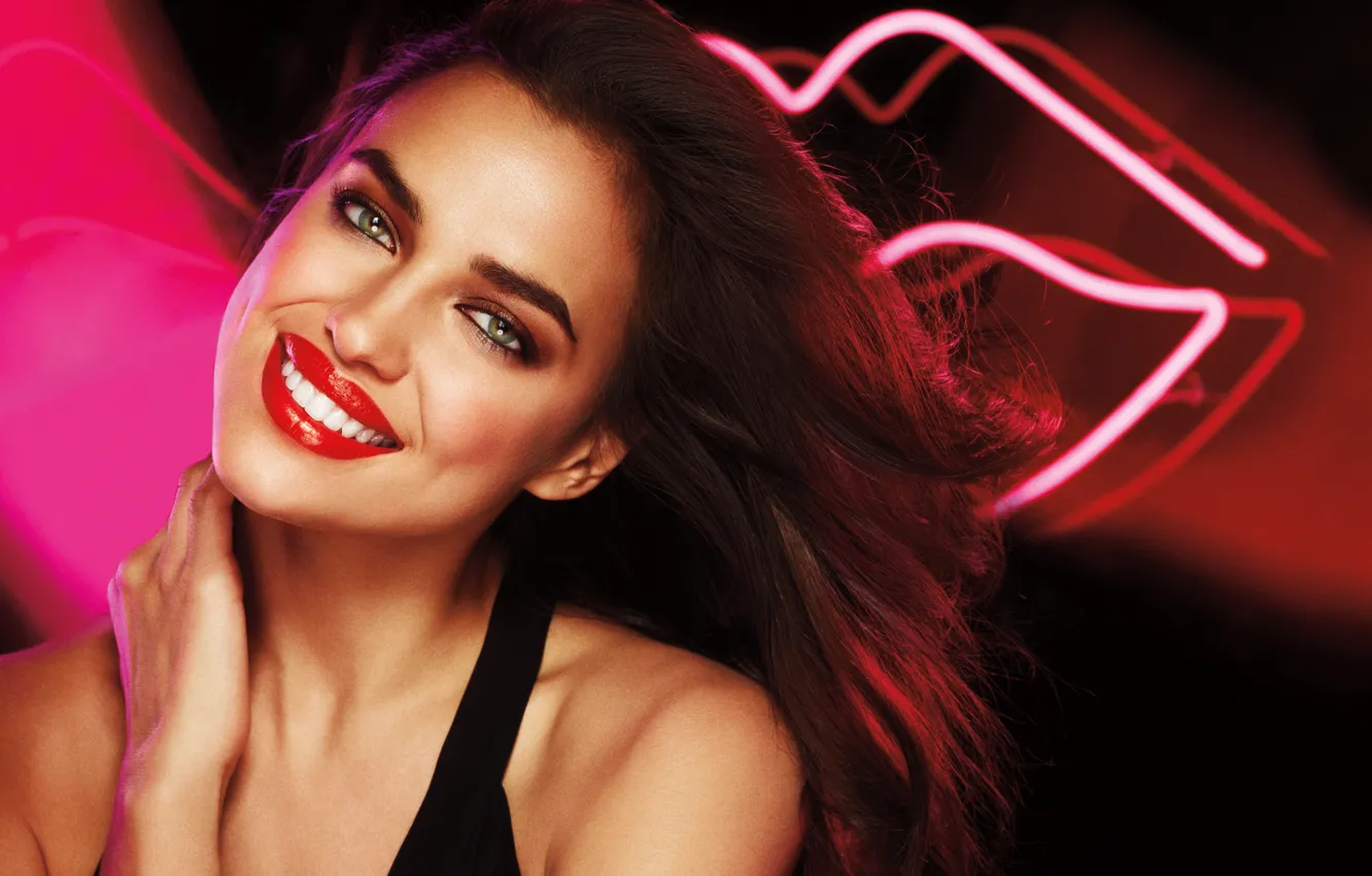 Photo wallpaper Irina Shayk, makeup, AVON, 4k