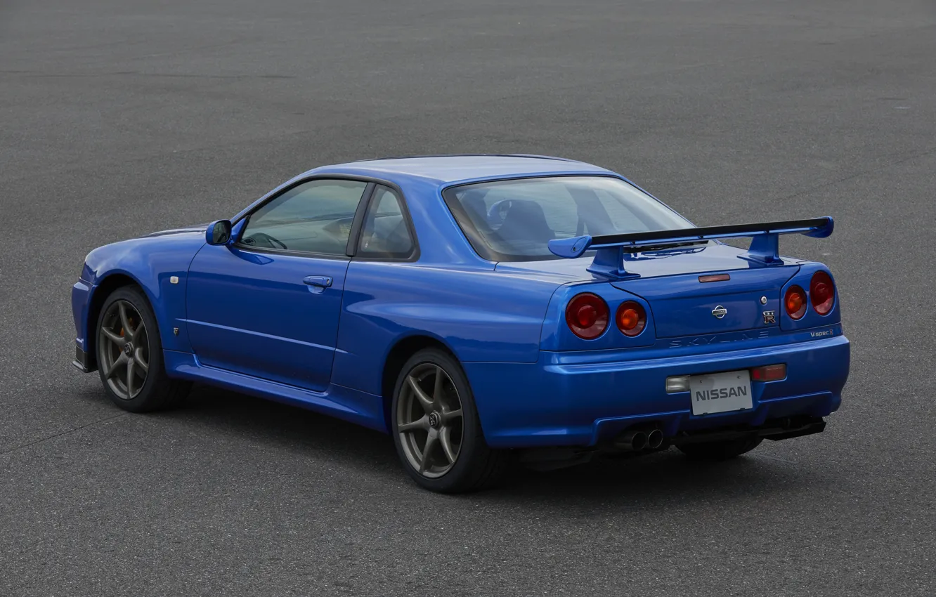 Photo wallpaper Nissan, GT-R, Skyline, R34, Nissan Skyline GT-R V·spec II