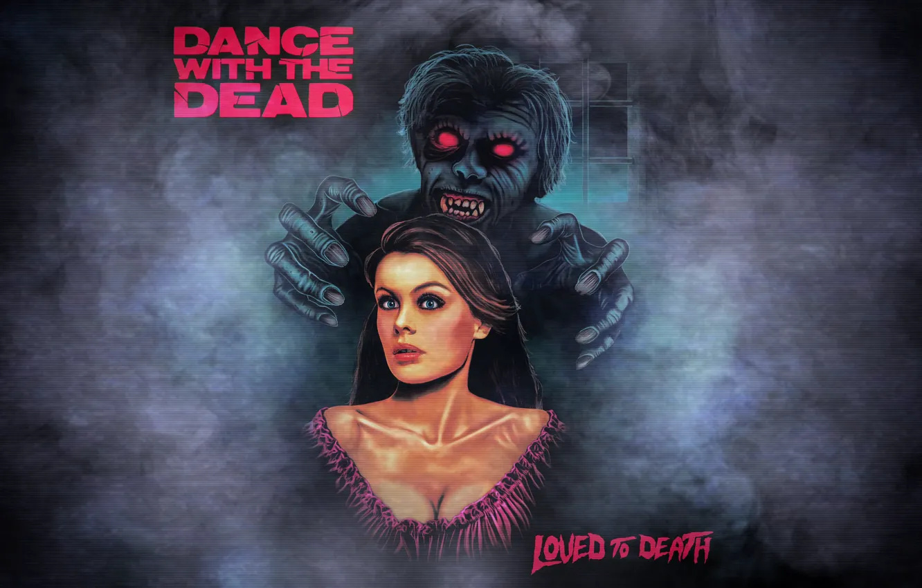 Photo wallpaper girl, art, zombies, horror, Music, cover, electronic rock, 2018