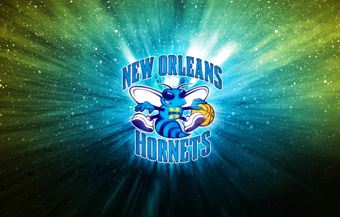 Photo wallpaper the ball, logo, Basketball, hornet, NBA, New Orleans, New Orleans