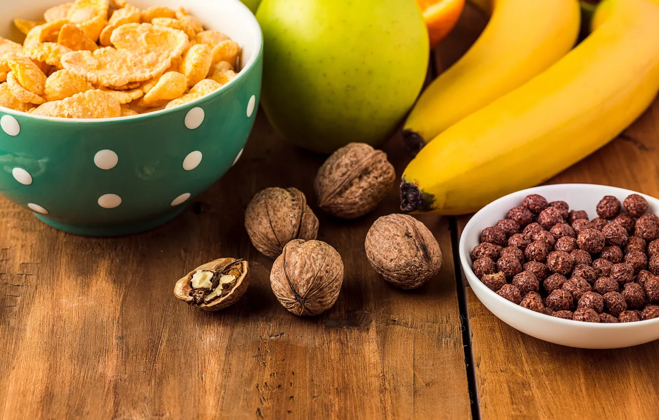 Photo wallpaper Breakfast, citrus, fruit, cereal