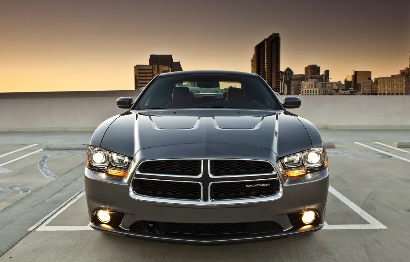 Photo wallpaper Dodge, Front, Charger, Vehicle