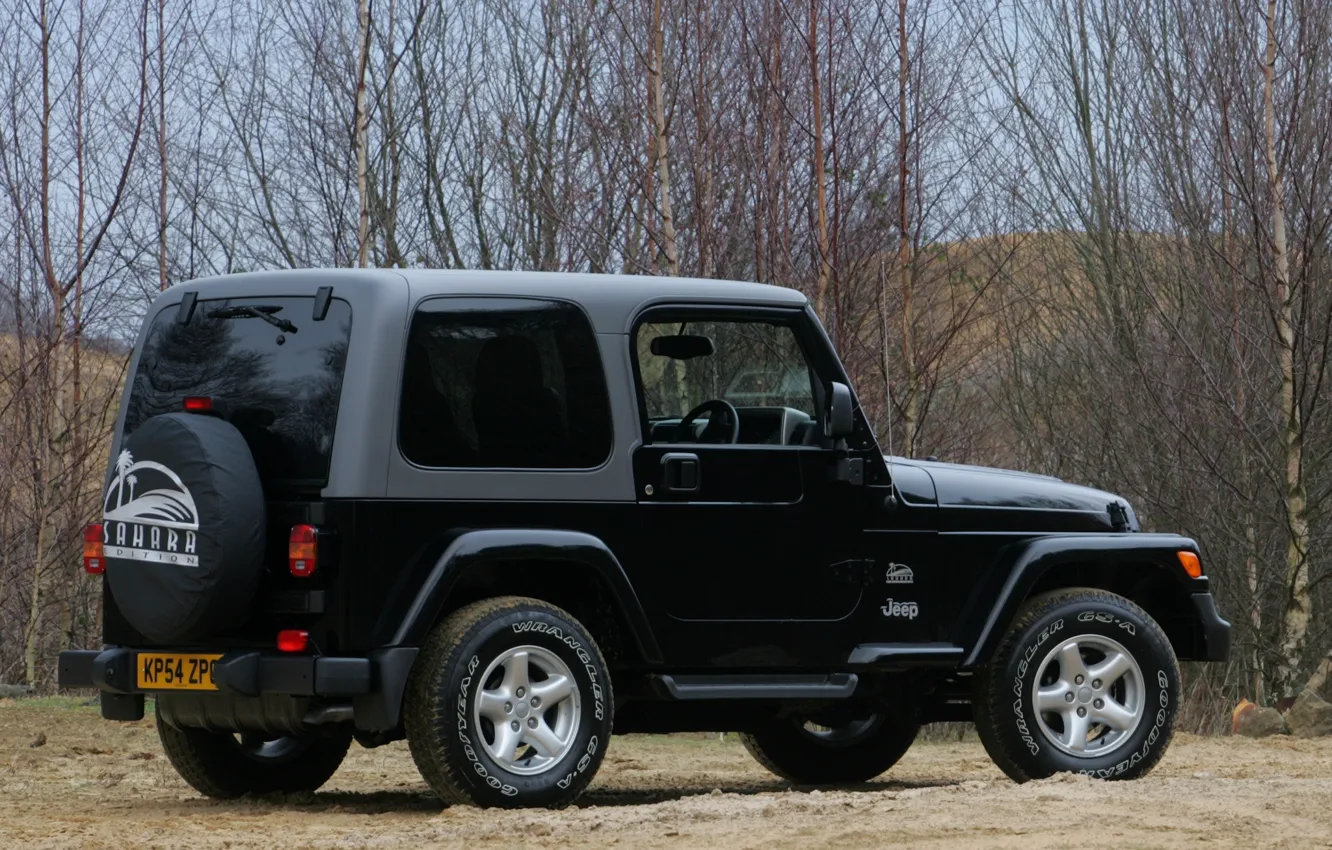 Photo wallpaper Sahara, Wrangler, Jeep, UK-spec