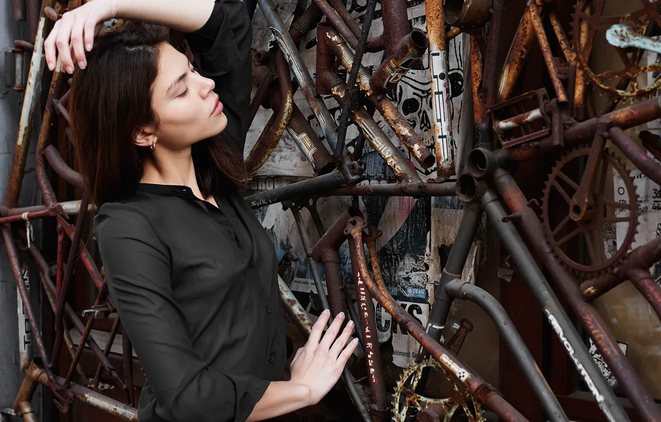 Photo wallpaper girl, beautiful, model, pretty, beauty, pose, cute, Photoshoot