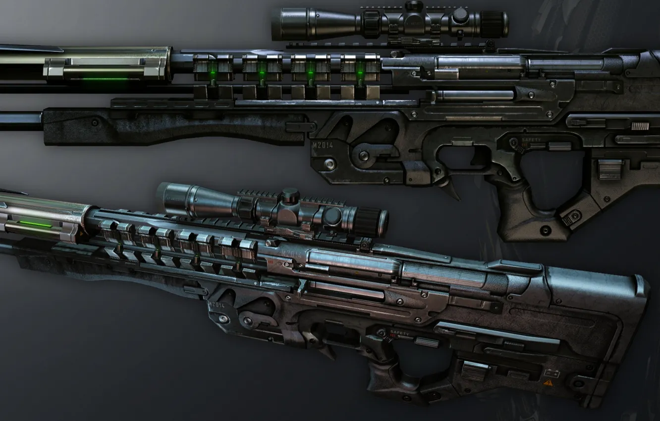 Photo wallpaper future, technology, Crysis, Automatic weapons
