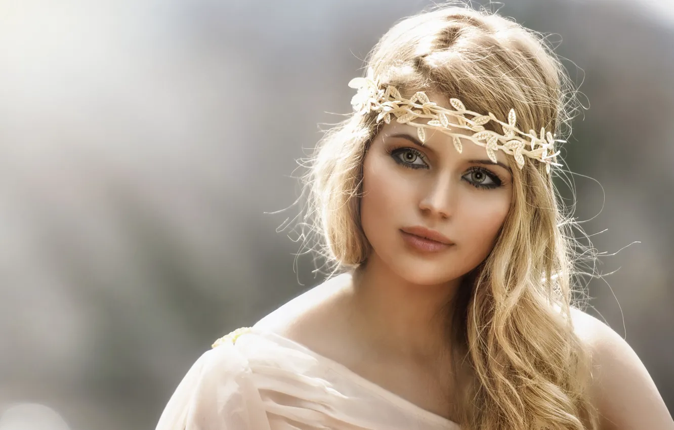 Photo wallpaper look, girl, portrait