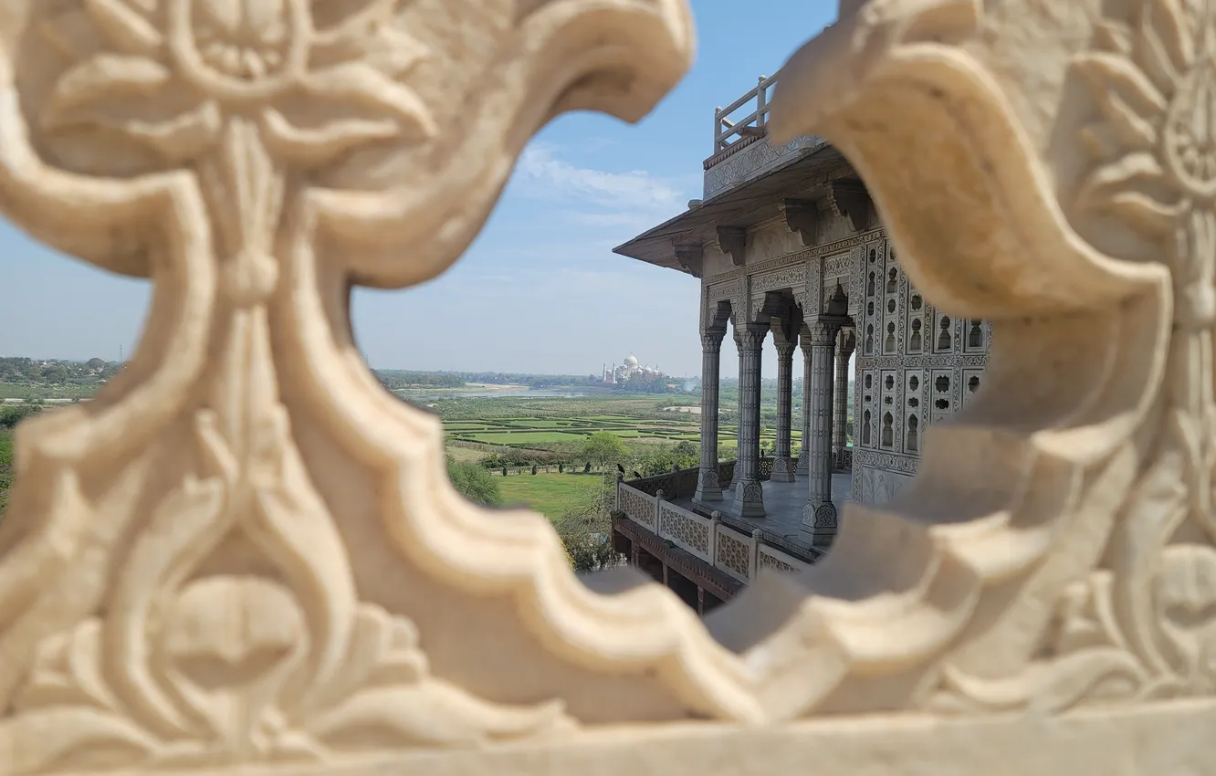 Photo wallpaper view, India