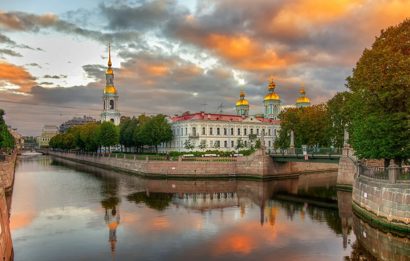 Photo wallpaper Saint Petersburg, Russia, Kryukov canal