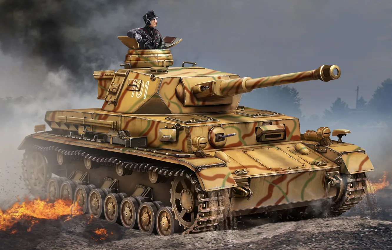 Photo wallpaper A IV, the Wehrmacht, medium tank, Panzerkampfwagen IV, Pz. IV, Panzerwaffe, Pz.Kpfw.IV Ausf.G, Nazi Germany