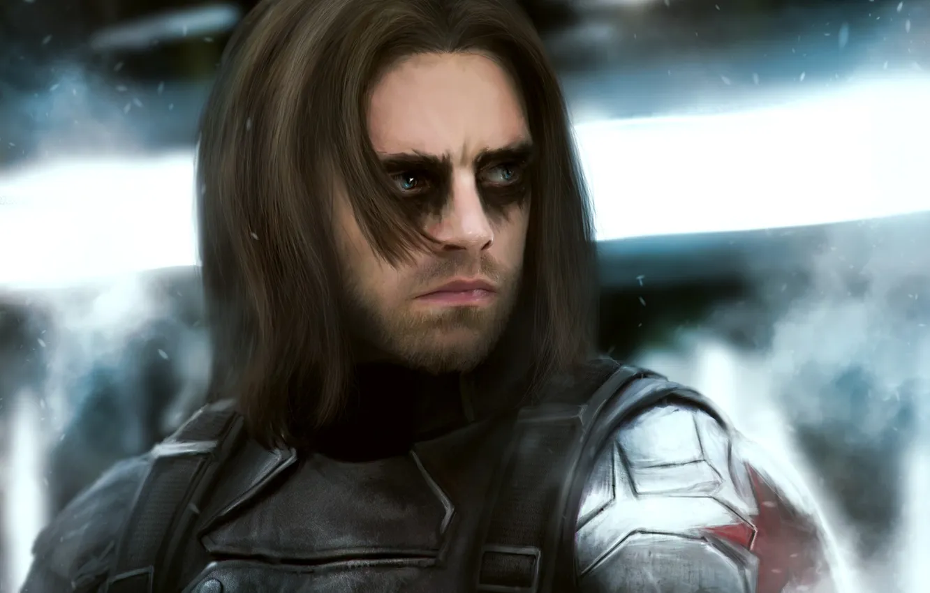 Photo wallpaper The first avenger: the Other war, Captain America: The Winter Soldier, Sebastian Stan, Winter Soldier, …