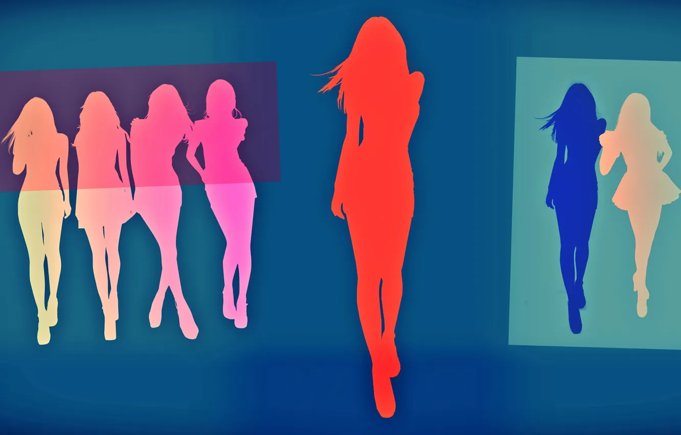 Photo wallpaper abstraction, color, form