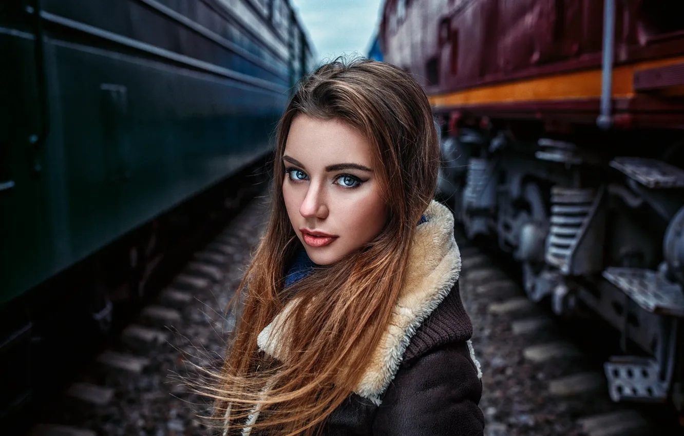 Photo wallpaper look, girl, portrait, photographer, Daria Kodaneva, Hakan Erenler