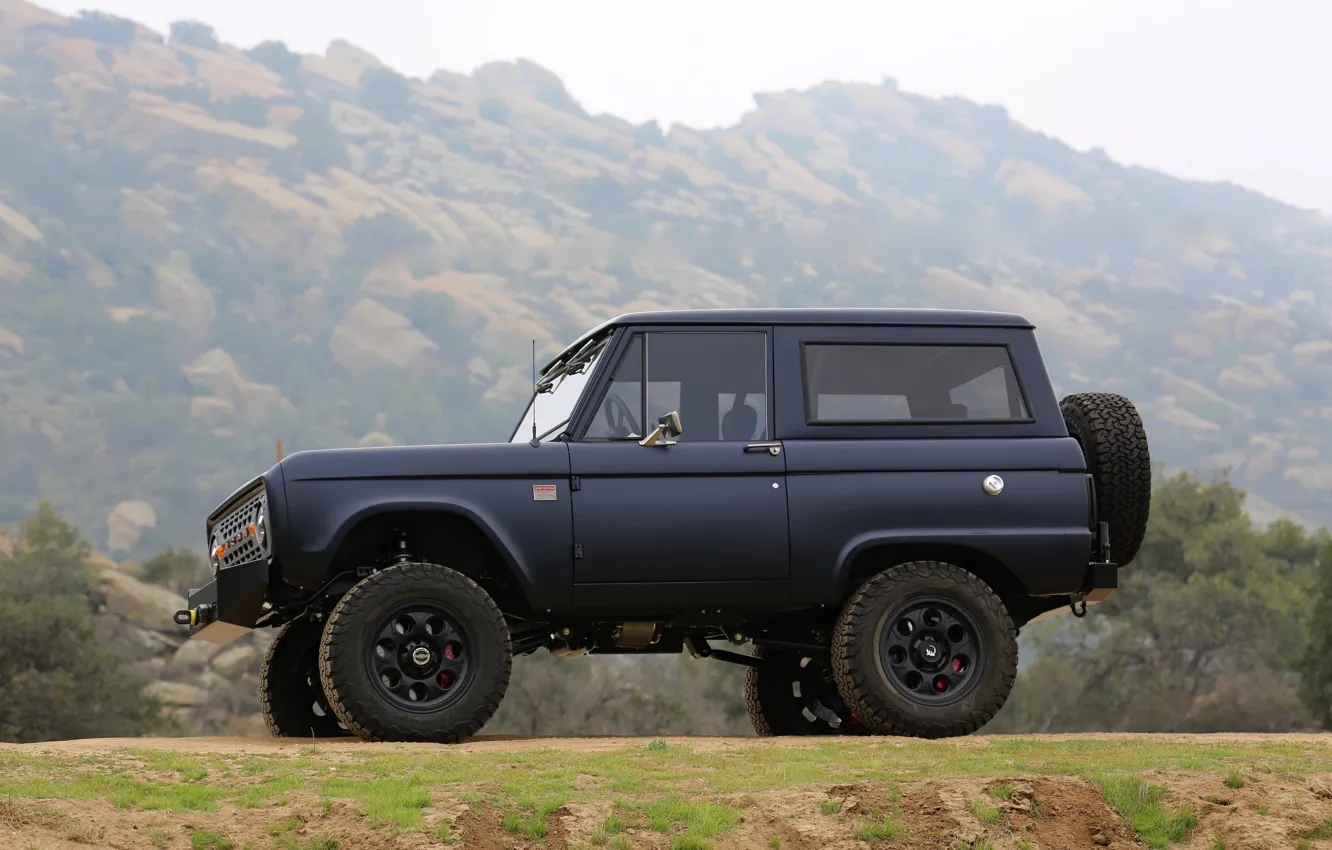 Photo wallpaper Ford, 2012, side view, Bronco, ICON BR