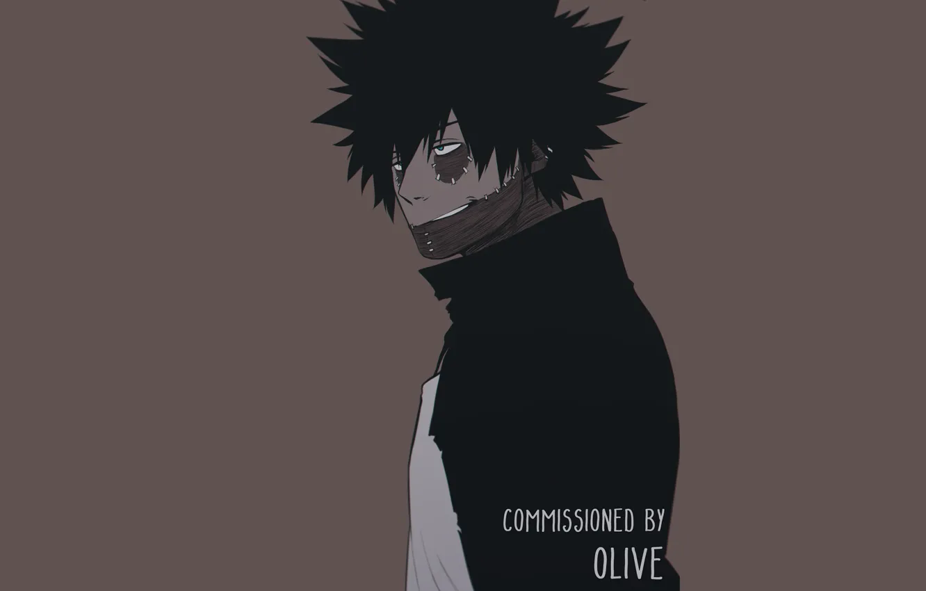 Photo wallpaper look, smile, guy, Boku no Hero Academy, My heroic academia, Dabi