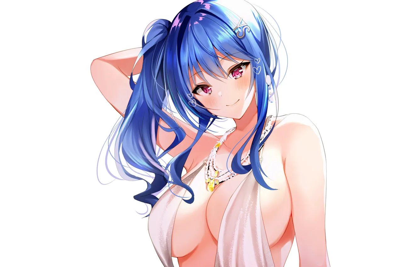 Photo wallpaper girl, sexy, dress, boobs, anime, beautiful, pretty, erotic