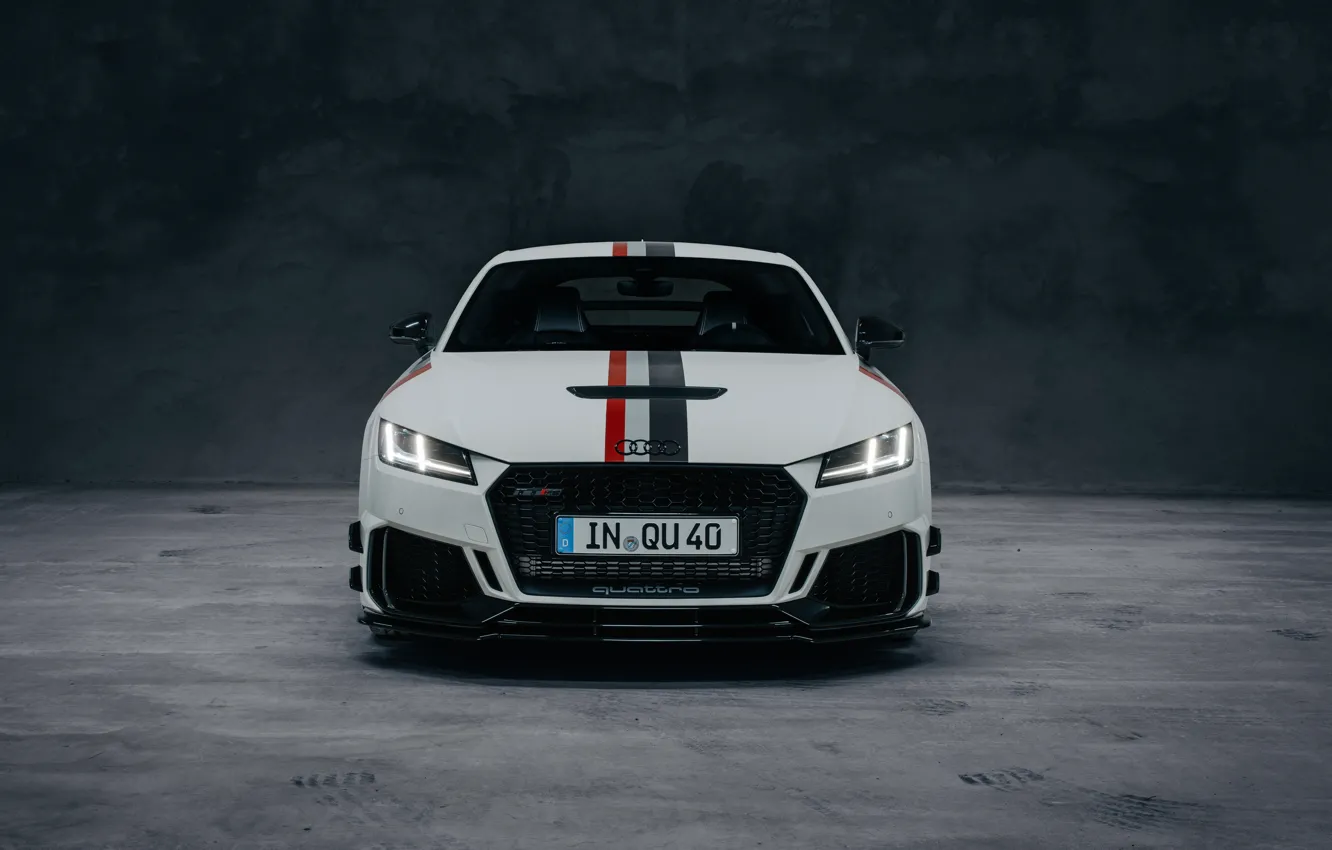 Photo wallpaper Audi, Audi, coupe, light, sports car, the front, Cut, TT RS