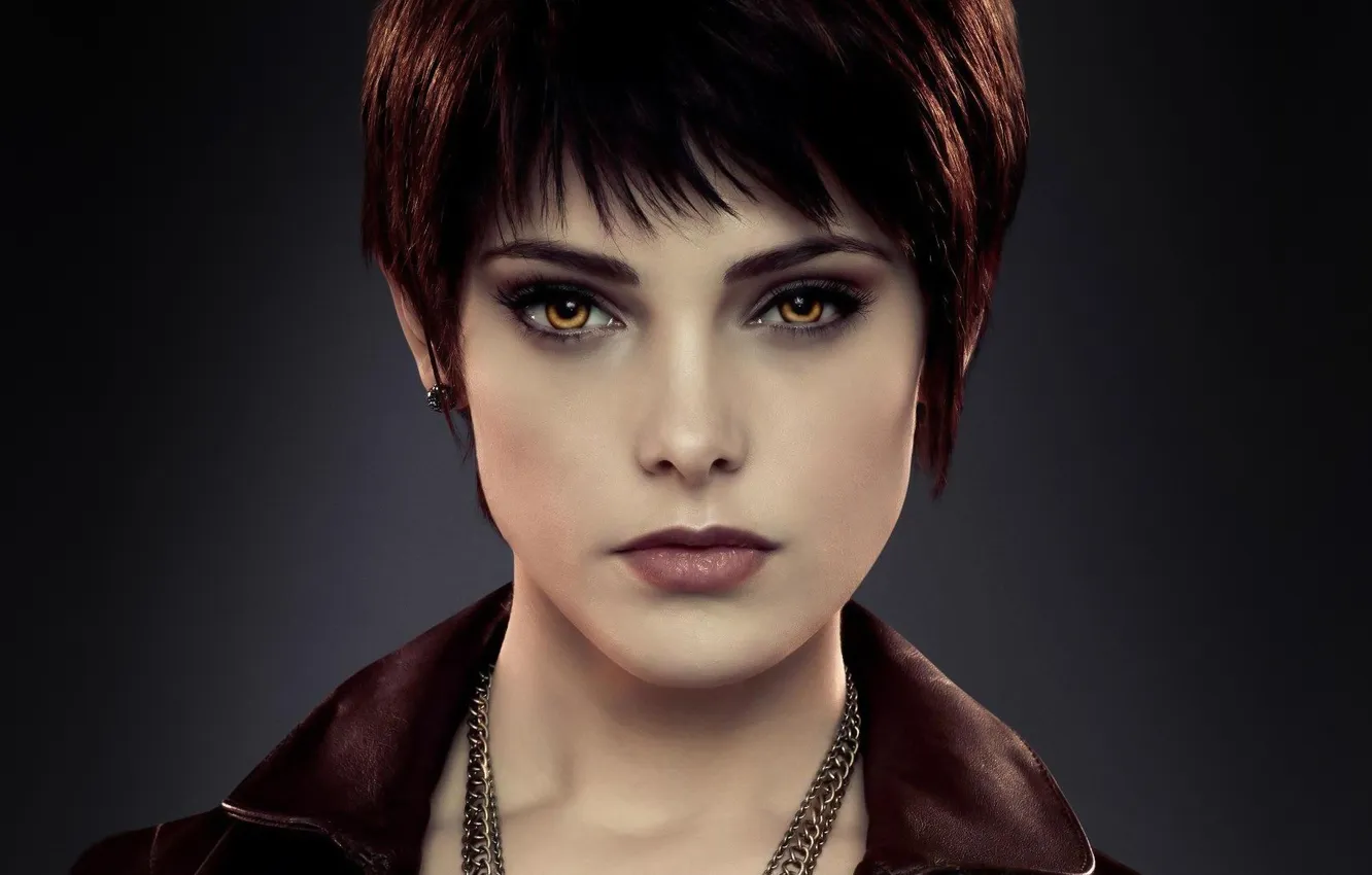 Photo wallpaper twilight, eyes, Ashley Greene, Alice, vampire, look, Ashley Greene, actress