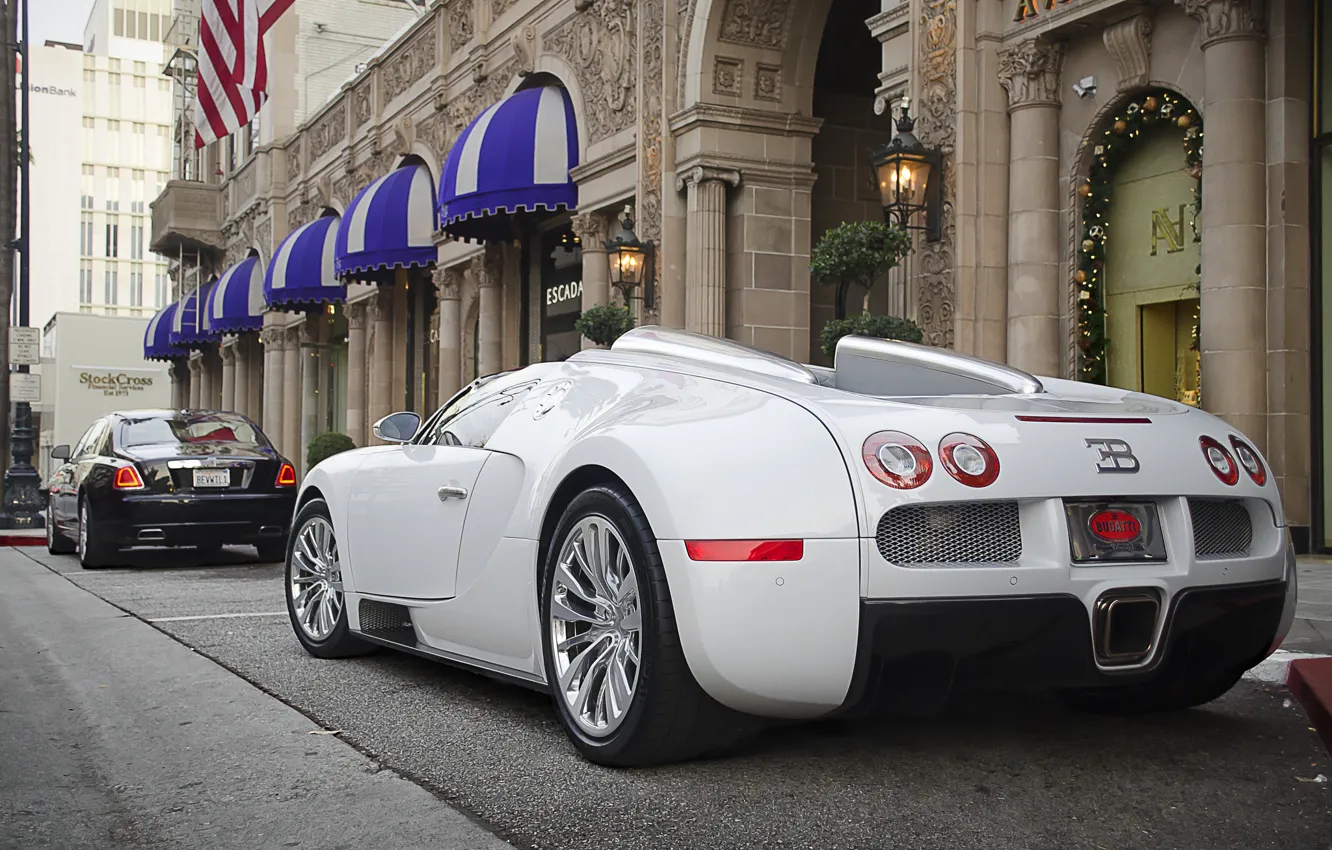 Photo wallpaper car, cars, and, sport car, Rolls Roys., Bugatti Veyron Grand Sport