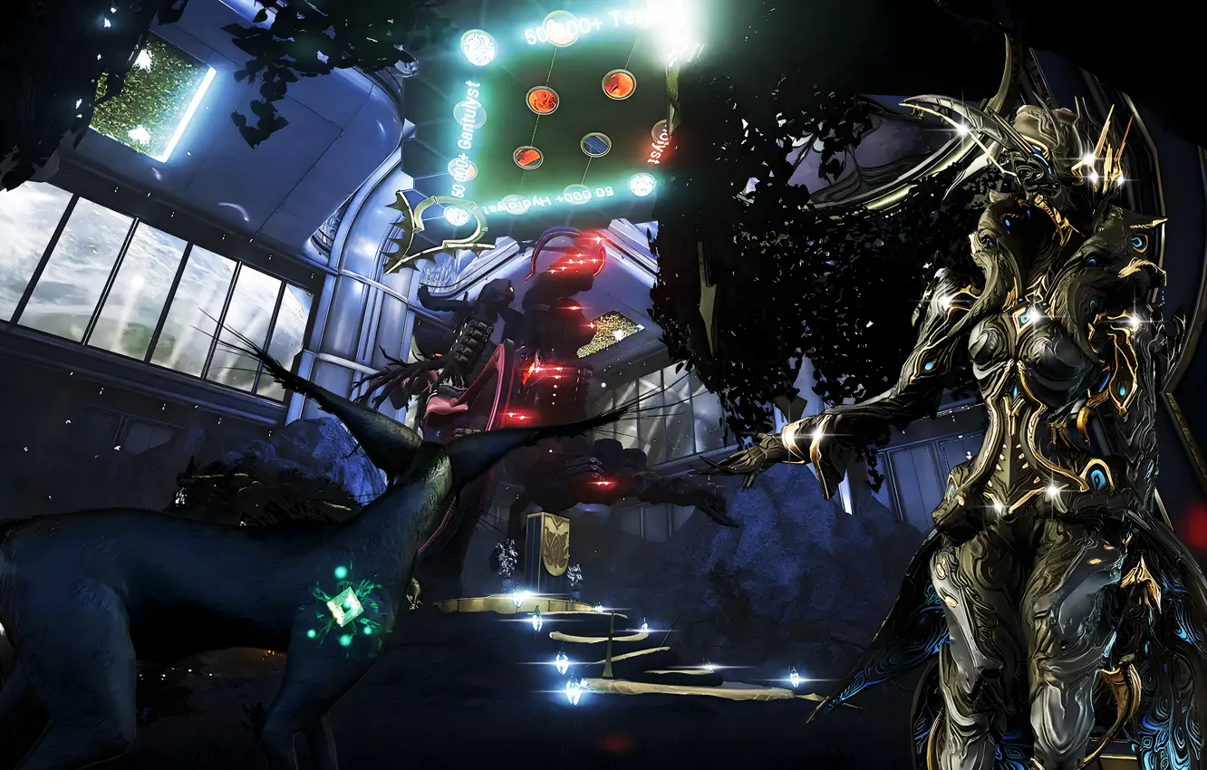 Photo wallpaper Earth, mountains, Warframe, Titania, Kawat, royal_armolyst