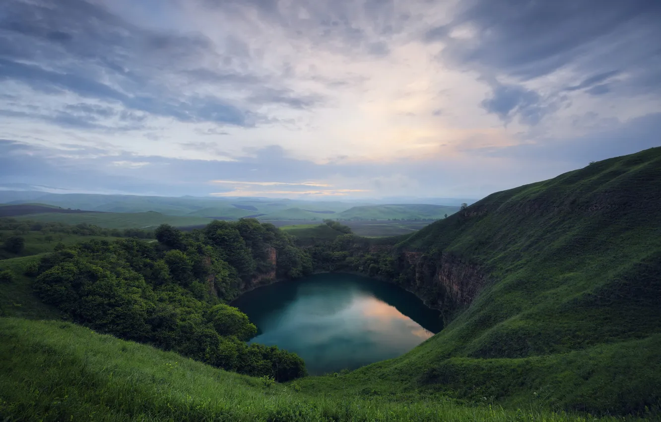 Photo wallpaper Russia, Kabardino-Balkariya Republic, Kamennomostskoye