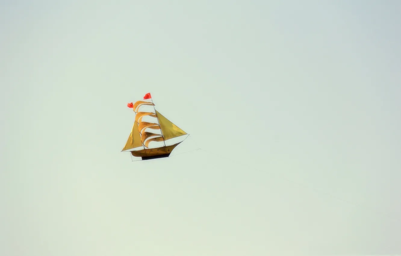 Photo wallpaper model, sailboat, boat