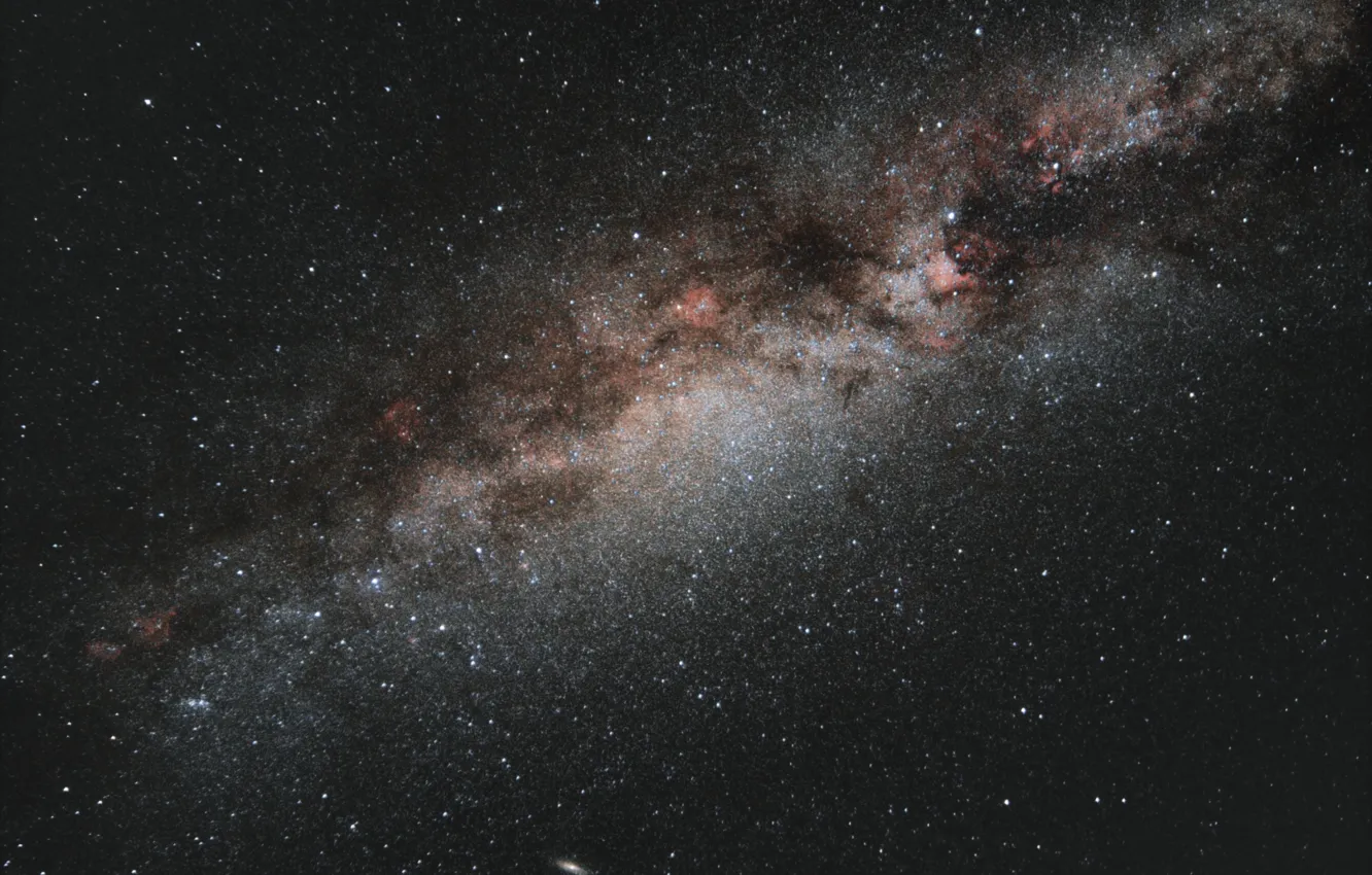 Photo wallpaper space, stars, night, the milky way