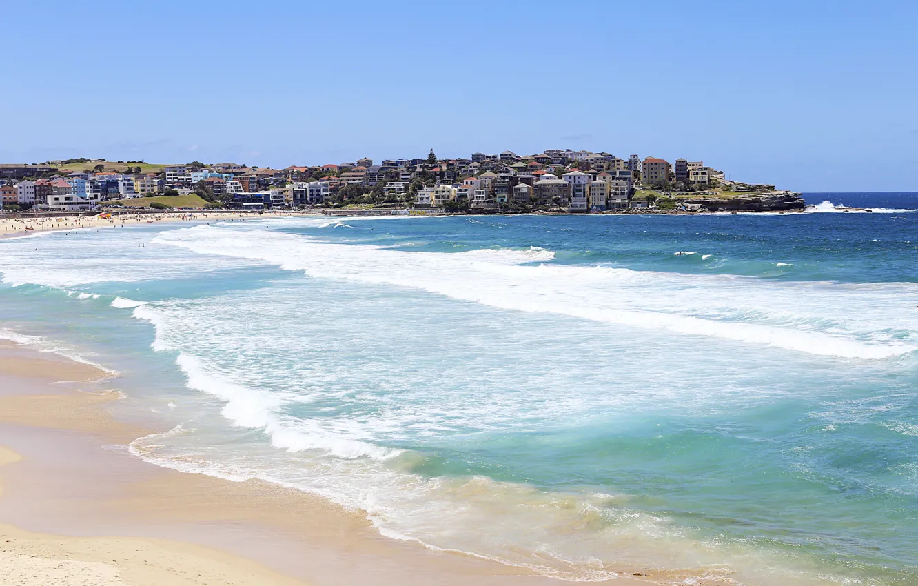 Photo wallpaper sand, sea, wave, beach, summer, the sky, shore, summer