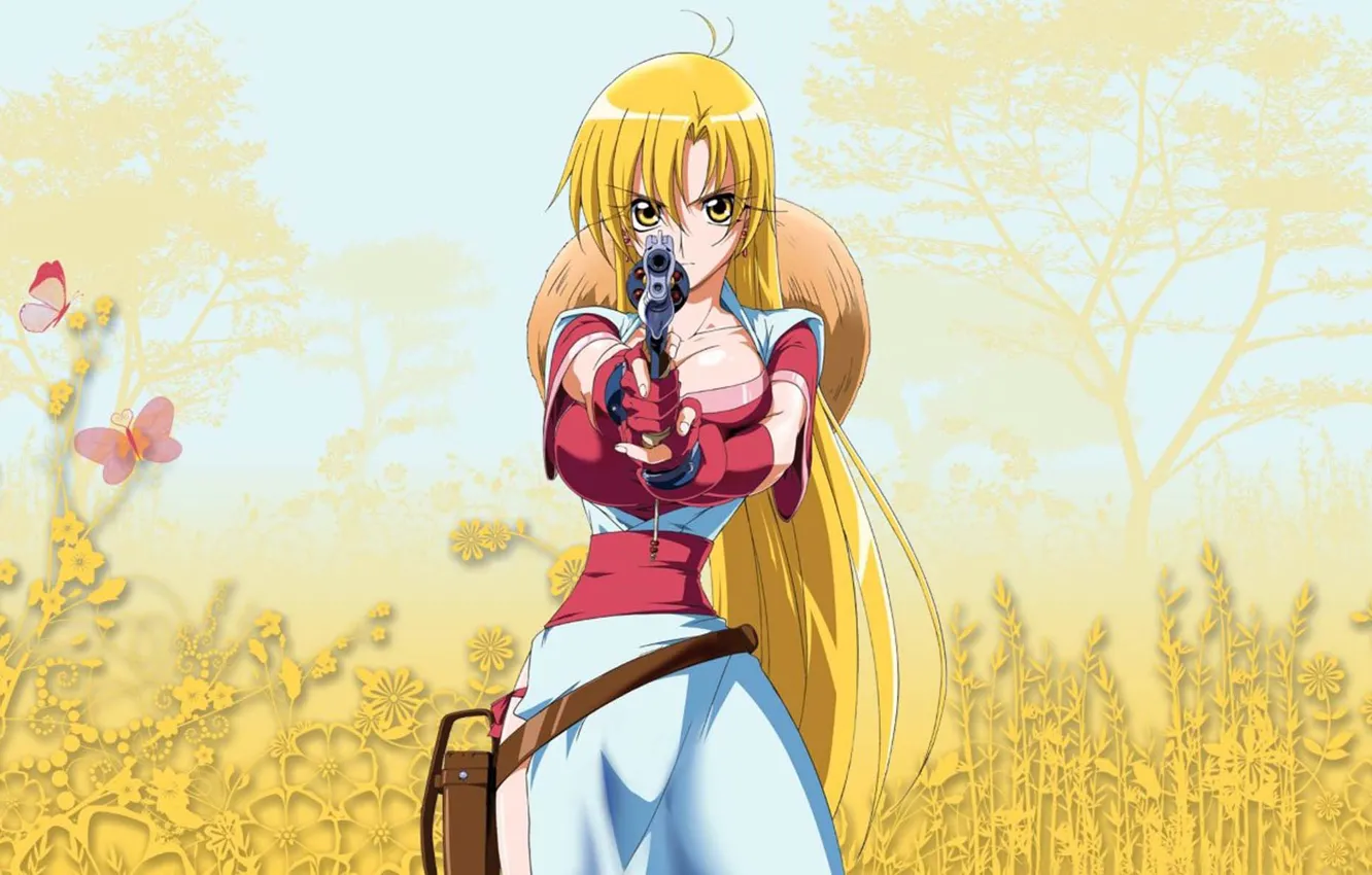 Photo wallpaper smile, anime, art, the series, warrior, 2005, 2004, Grenadier