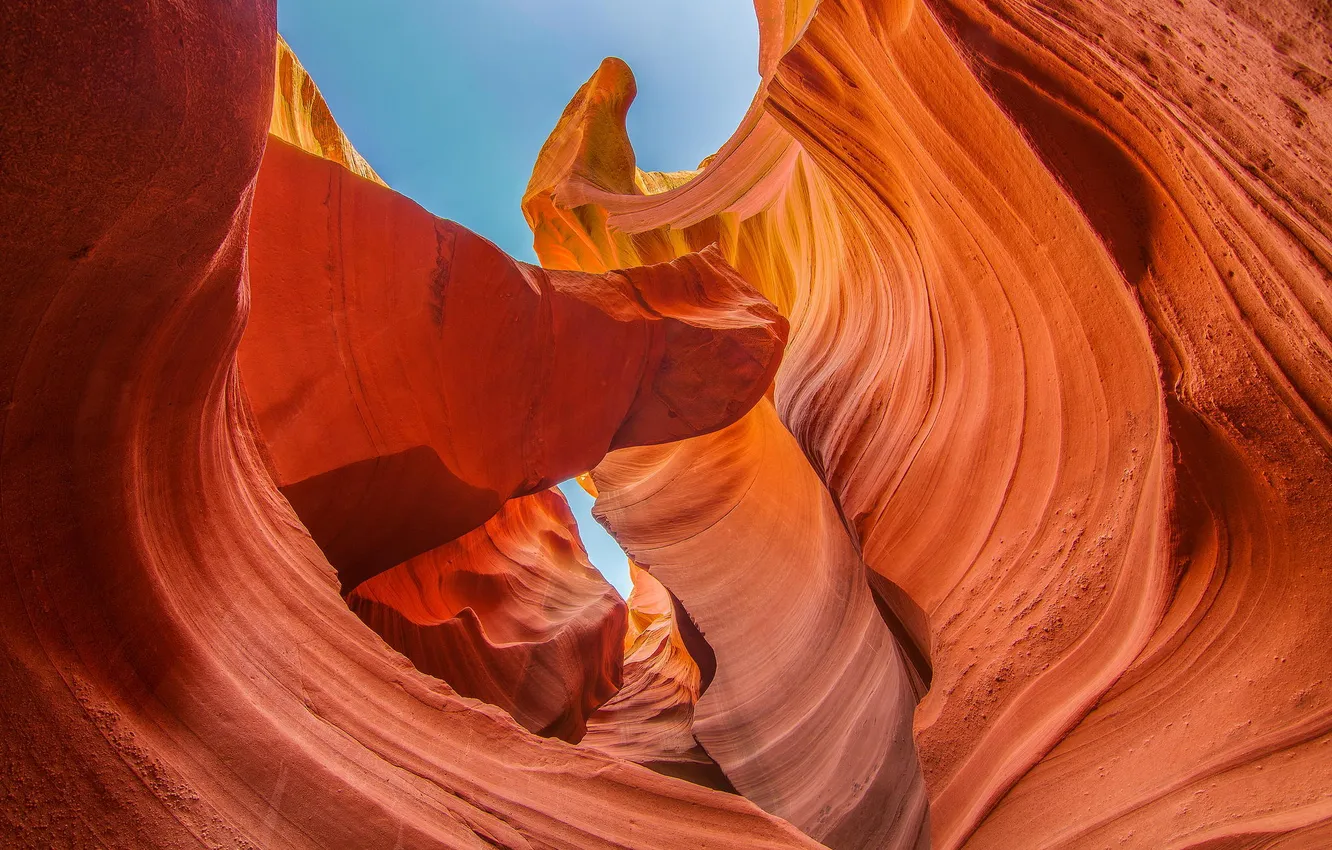 Photo wallpaper nature, rocks, canyon, cave