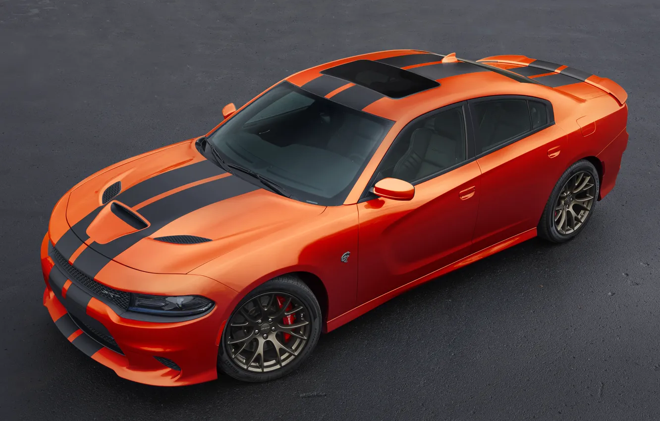 Photo wallpaper Dodge, Dodge, Charger, the charger, Hellcat, SRT