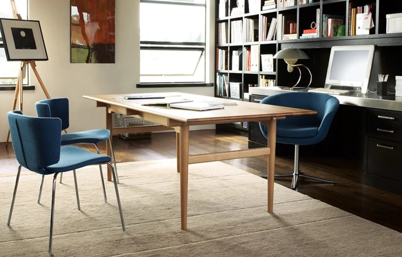 Photo wallpaper interior, office, Workspace