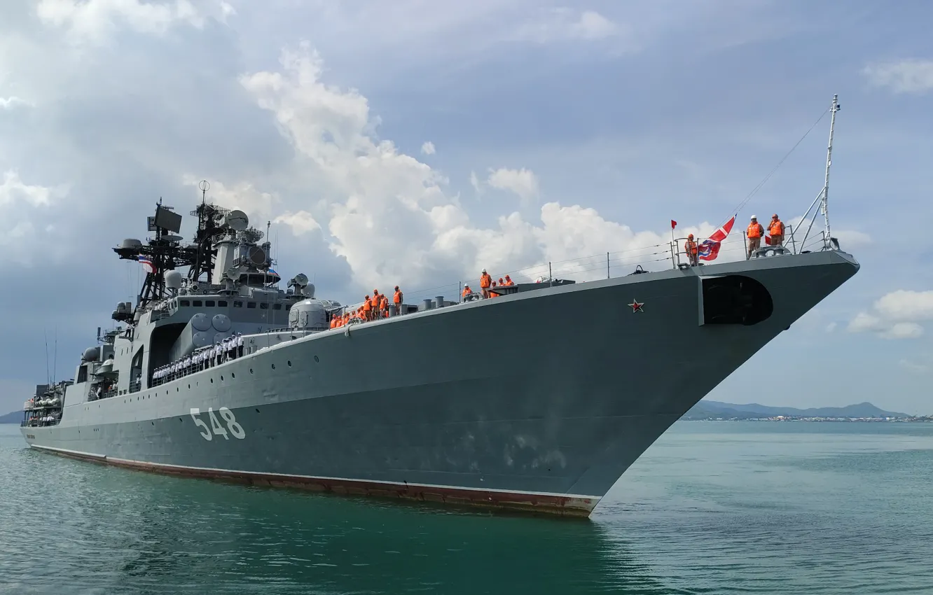 Photo wallpaper ship, large, anti-submarine, Admiral Panteleyev