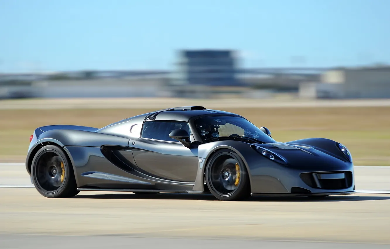 Photo wallpaper auto, supercar, Hennessey, Venom, Speed
