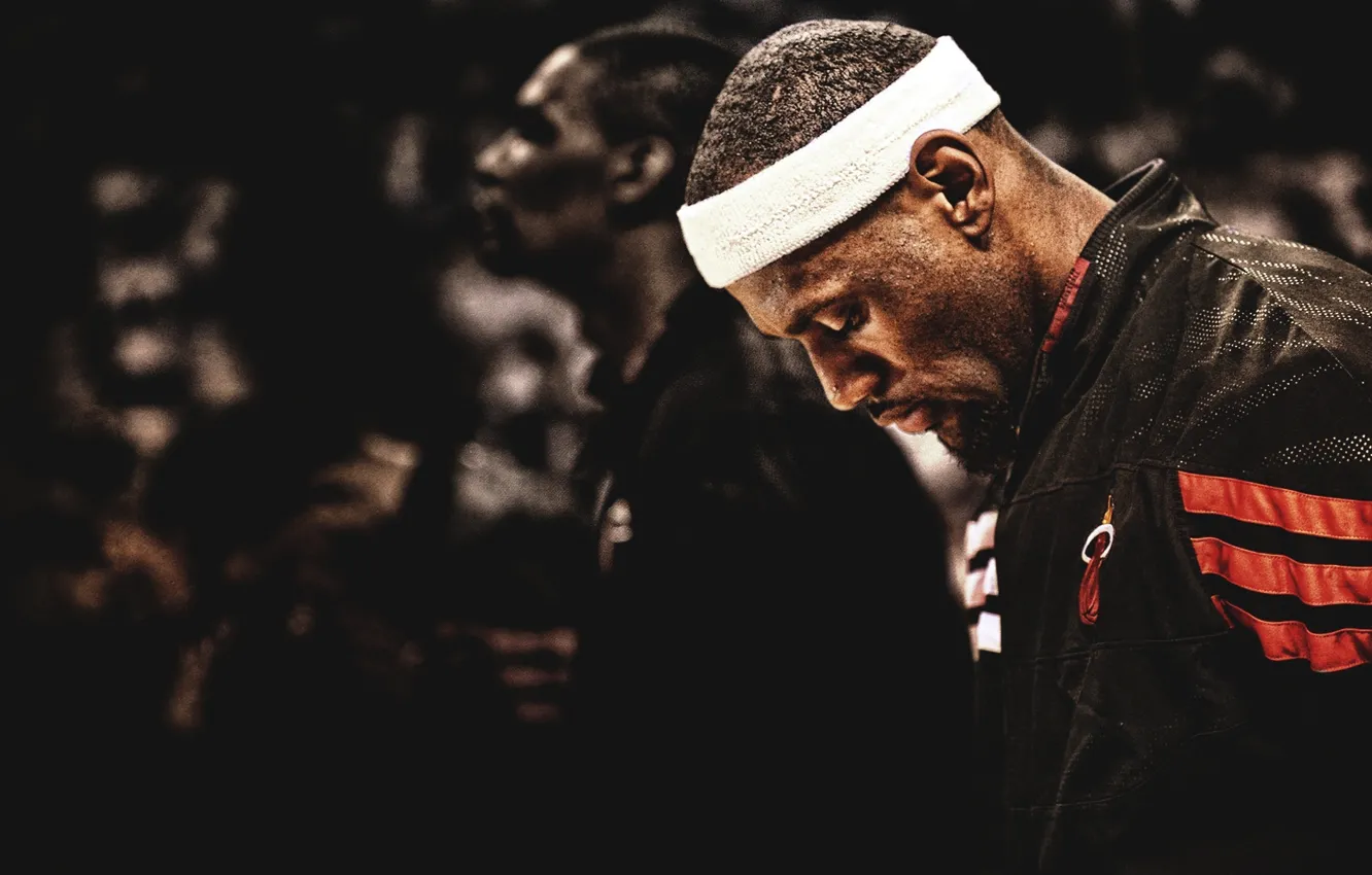 Photo wallpaper Basketball, LeBron James, Miami Heat, Player