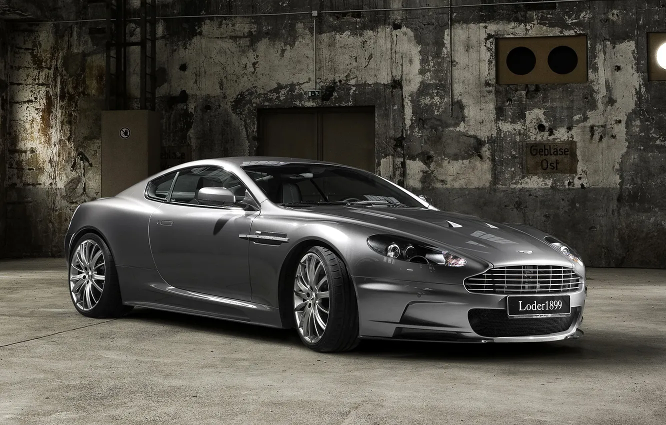 Photo wallpaper silver, Aston Martin, DBS, Loder