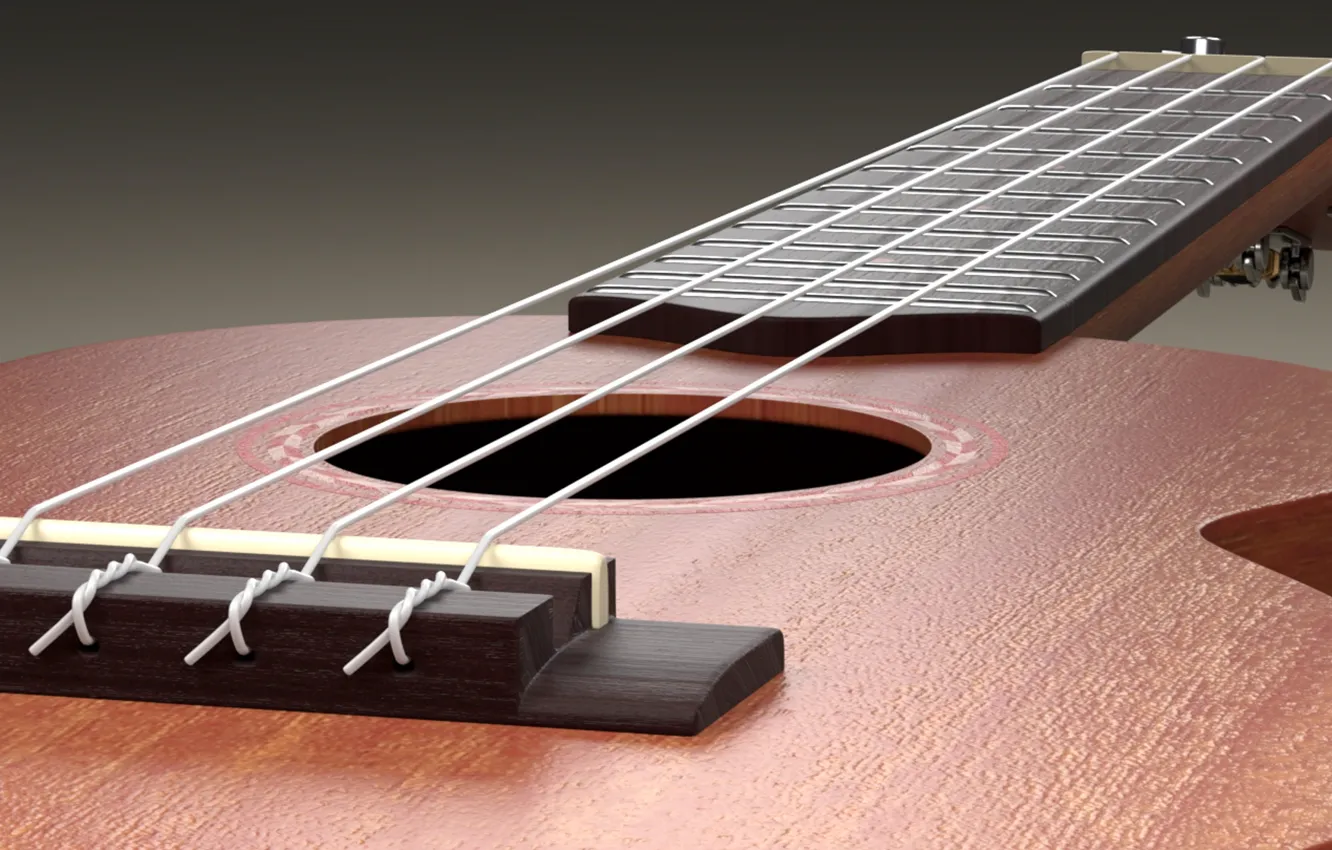Photo wallpaper guitar, strings, tool