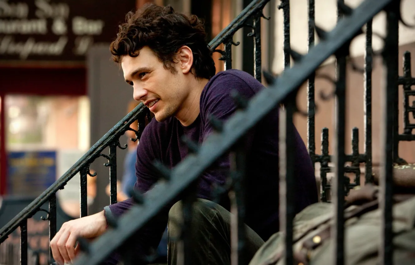 Photo wallpaper smile, actor, wallpaper, porch, James Franco, James Franco